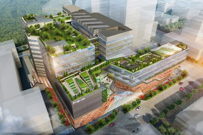 Co-working space startup WeWork calls Funan home